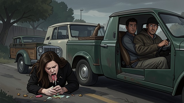 Shared Horror from "Children of the Corn". Shared Horror The Accident As Vicky warns Burt about a child running from the corn, the car strikes him.
