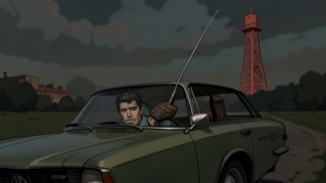A Sermon Through Static from "Children of the Corn". A Sermon Through Static A voice in the car Burt searches the radio dial while Vicky works at the suitcase.
