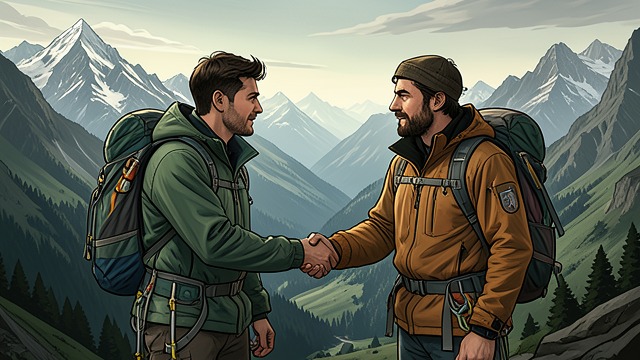 A First Meeting from "The Climb". A First Meeting Mutual Respect Anatoli Boukreev meets Scott Fischer after both have climbed major Himalayan peaks.