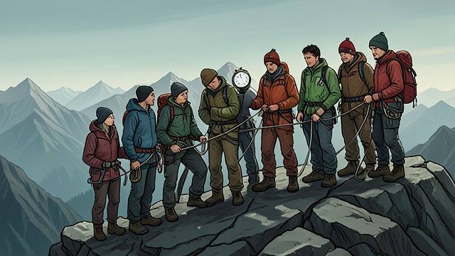 A Familiar Rule from "The Climb". A Familiar Rule Safety Convention Climbers commonly use a fixed turnaround time to protect descent before darkness and exhaustion.