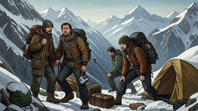 The Schedule Slips from "The Climb". The Schedule Slips Camp Delays Camp III is established late, weather interrupts excursions, and clients’ acclimatization becomes uneven.