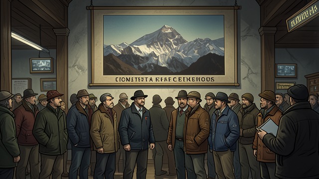 The Summit as Product from "The Climb". The Summit as Product Selling Access Commercial expeditions market a chance to climb Everest, translating an extreme objective into a purchasable service.