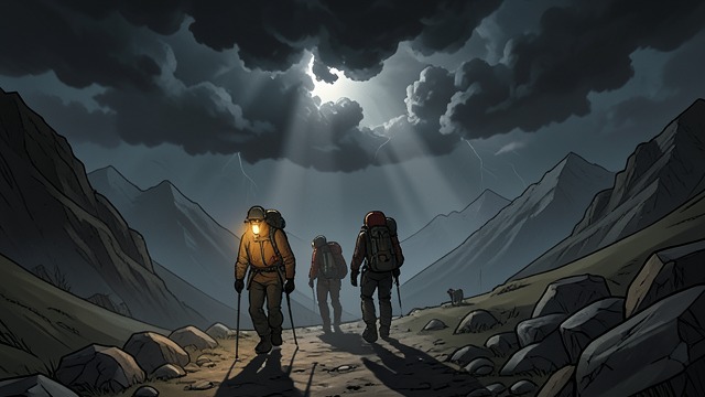 The Cost of Continuing from "The Climb". The Cost of Continuing Late Success Some climbers reach the summit after the safer window has narrowed, then encounter a storm on descent.