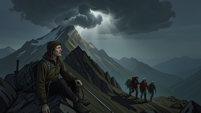 A Contrast in Judgment from "The Climb". A Contrast in Judgment Patience Vindicated The team’s retreat stands in contrast to the summit push that ends in the storm, though it does not make the tragedy…