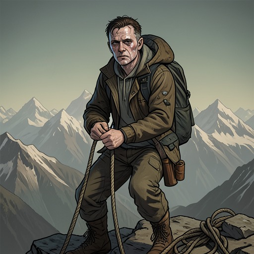 Fischer’s Declining Health from "The Climb". This flow traces signs of Scott Fischer’s exhaustion and illness, the decisions that keep him on the mountain, and the fatal decline.