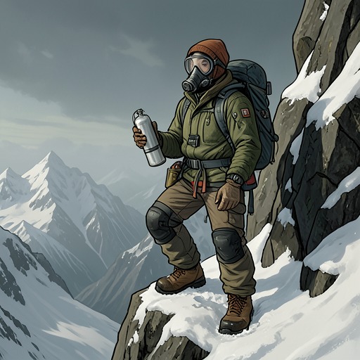 Oxygen as Tool and Trap from "The Climb". This flow explores the book’s conflicting views of supplementary oxygen as assistance, dependence, and a potential hazard when supplies fail.