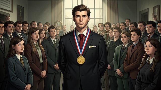 The Scholarship Recognition from "Normal People". The Scholarship Recognition Public Achievement At the scholarship announcement, Connell hears his name read out among the English scholars.
