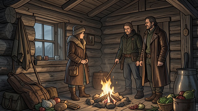 The Family at René’s from "Barkskins". The Family at René’s A Fragile Household Achille, Noë, and Zoë maintain René’s home through hunting, gathering, and small-scale work, while Renardette claims…