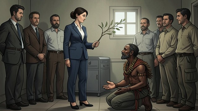 Ahorangi’s Plea from "Barkskins". Ahorangi’s Plea Direct Appeal Ahorangi asks Lavinia to spare the trees, explaining that forest life and Māori life are inseparable.