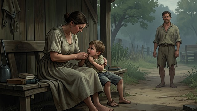 The Children at the House from "Barkskins". The Children at the House A Temporary Welcome Beatrix receives Tonny and his children, feeding them and promising safety at the old house.