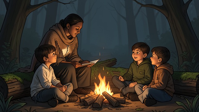 Mari’s Stories from "Barkskins". Mari’s Stories Knowledge Passed On Mari teaches stories, plant uses, and ways of seeing the natural world to her children.