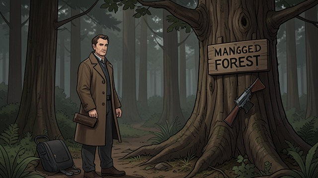 The Managed Forest from "Barkskins". The Managed Forest A Practical Substitute Dieter argues that plantations can maintain timber supply and reduce erosion after wild forests are cut.