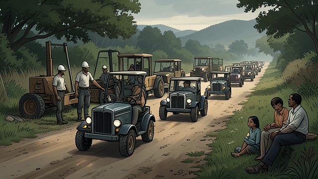 A Changed Camp Economy from "Barkskins". A Changed Camp Economy Machines Replace Crew Life Mechanized logging and road access reduce the need for large seasonal camps and river crews.