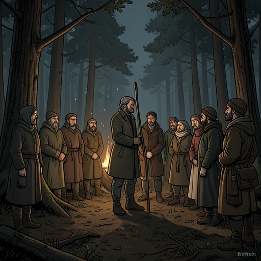 The Sale of the Forest from "Barkskins". This flow traces recurring confrontations over who may claim, clear, and profit from land as French, British, American, and Indigenous systems collide.