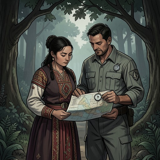 The Mi’kmaw Two Worlds from "Barkskins". This flow traces how Mi’kmaw characters negotiate cultural continuity while adapting to settler languages, tools, laws, and wage work.