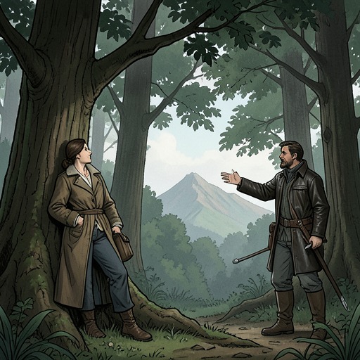 Lavinia and Flense from "Barkskins". This flow traces Lavinia’s trust in Clayton Jasper Flense, his exploitation of that trust, and the financial and emotional consequences of betrayal.