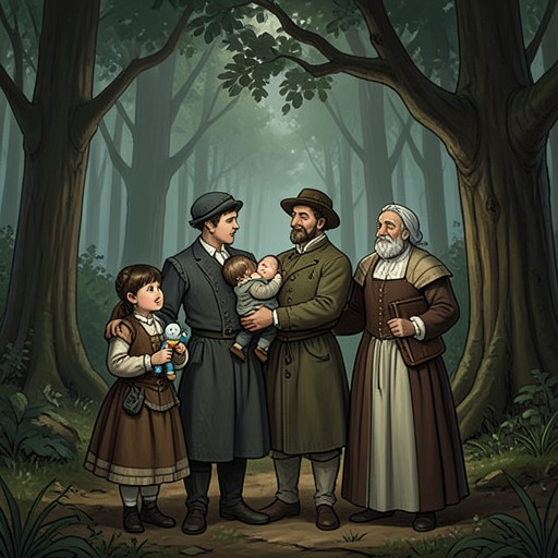The Family’s Broken Promises from "Barkskins". This flow traces promises made to children and kin, and how abandonment or colonial violence repeatedly interrupts the hope of continuity.