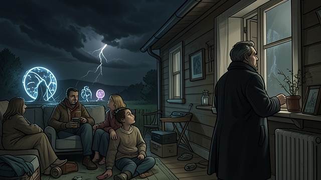 A Future Without Guarantees from "Roadside Picnic". A Future Without Guarantees Family in an Altered Home The family lives with Monkey’s change and the presence of Schuhart Senior as a Moulage.