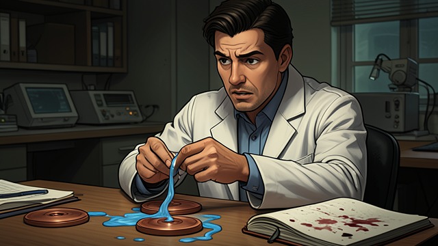A Filled Specimen from "Roadside Picnic". A Filled Specimen An Apparent Answer The expedition retrieves a filled Empty whose blue substance moves between the disks.