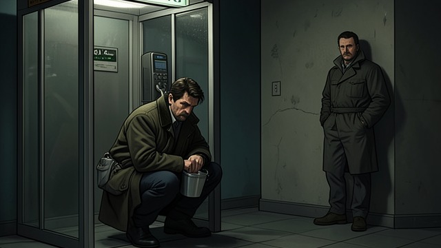 A Bargain Under Threat from "Roadside Picnic". A Bargain Under Threat Leverage Reversed Redrick hides the Porcelain container and contacts Throaty from a phone booth.