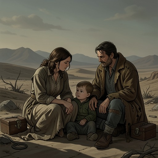 Guta’s Choice from "Roadside Picnic". This flow traces Guta’s decisions to remain with Redrick and raise their daughter amid social judgment and the Zone’s effects.