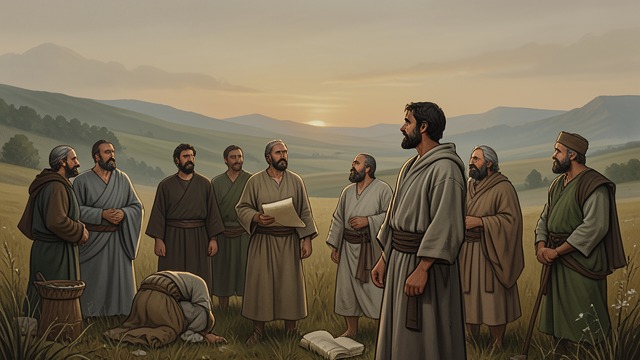The Ascension Commission from "Acts of the Apostles". The Mission Is Set in Motion Promise and direction Jesus departs after directing the disciples to wait for the Holy Spirit.