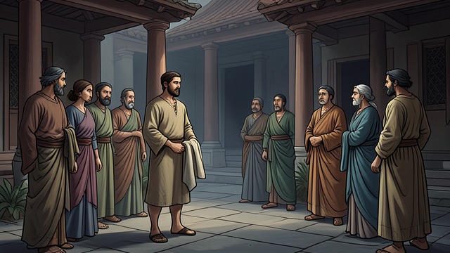 Rumors Reach the Temple from "Acts of the Apostles". A Gesture Is Overruled by Suspicion Paul follows James’s advice Paul participates in a purification rite to show that he respects Jewish practice.
