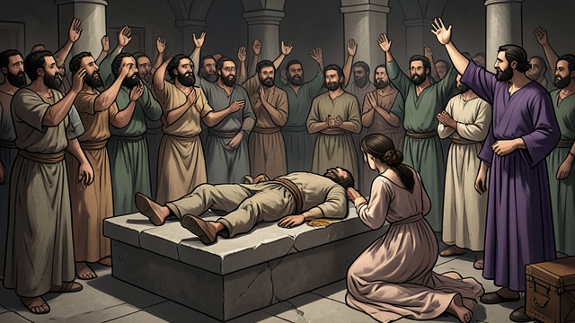 Stephen’s Death Scatters Witnesses from "Acts of the Apostles". Violence Changes the Geography A martyr’s final witness Stephen’s defense ends in a mob’s violence.