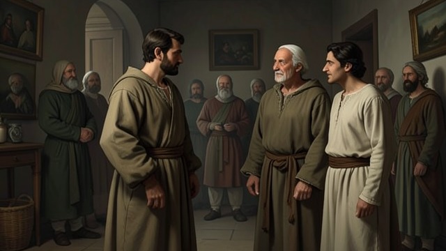 Cyprus Tests Competing Claims from "Acts of the Apostles". A Governor Hears Two Voices Bar-Jesus resists the message The Jewish magician Bar-Jesus tries to turn Sergius Paulus away from the missionaries.