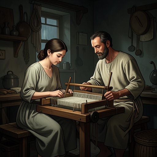 Priscilla and Aquila’s Shared Ministry from "Acts of the Apostles". A refugee couple’s partnership with Paul and their joint teaching of Apollos offer a model of leadership that crosses gender and social boundaries.