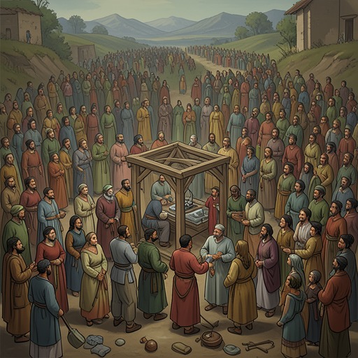 The Realm Crosses Boundaries from "Acts of the Apostles". This flow follows the widening of the community from Jewish followers in Jerusalem to Samaritans, Gentiles, and people beyond familiar social boundaries.