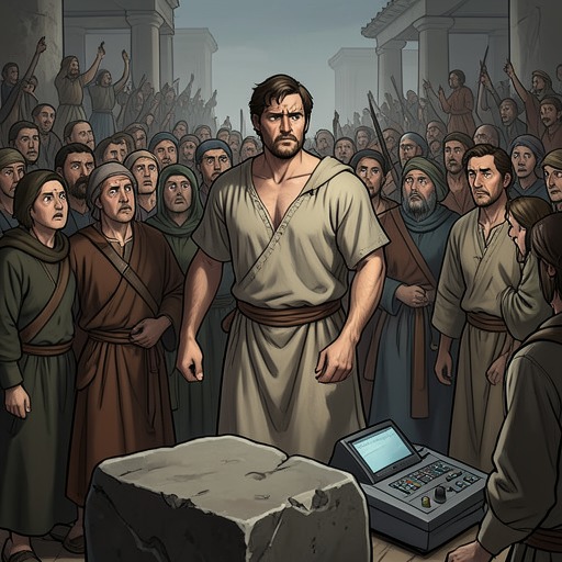 Stephen’s Witness and Saul’s Reversal from "Acts of the Apostles". Stephen’s public testimony ends in martyrdom, while the same persecutory crisis precedes Saul’s transformation into a missionary.