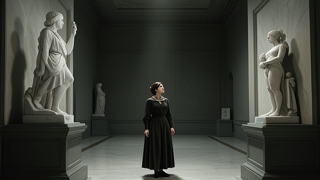 The Museum Revelation from "Night and Day". Naming the Feeling Among the statues At the British Museum, Mary recognizes that she loves Ralph and imagines traveling with him.