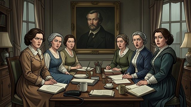 The Family Deliberates from "Night and Day". Competing Moral Stories Duty and concealment Trevor Hilbery says the family has little to do and prefers to avoid unnecessary discussion.