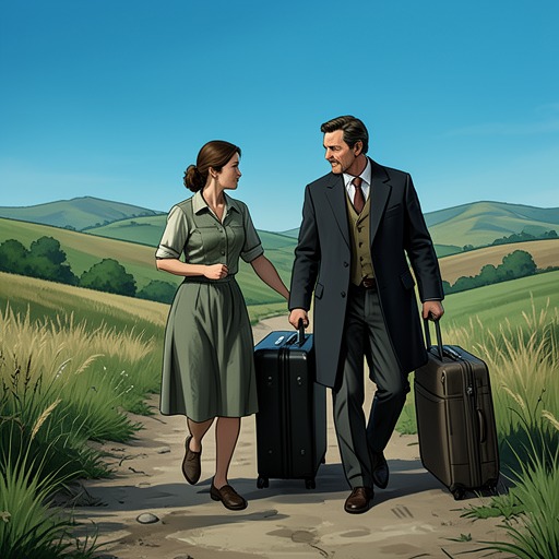 Ralph and Joan’s Sibling Alliance from "Night and Day". This flow follows Joan’s practical care for her family and her affectionate understanding of Ralph Denham’s conflicted ambitions.