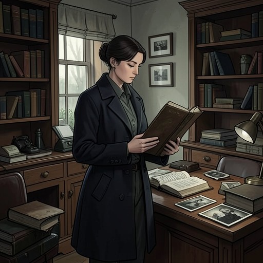 The Hilbery Biography Project from "Night and Day". This flow follows the unfinished Life of Richard Alardyce as Katharine Hilbery and Mrs.