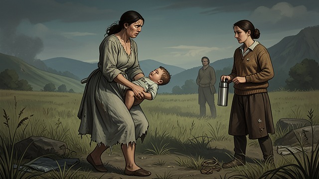 Care Without Rescue from "Fever Dream". Care Without Rescue Carla’s tenderness Carla carries Nina, makes iced tea, and tries to care for the sick pair.