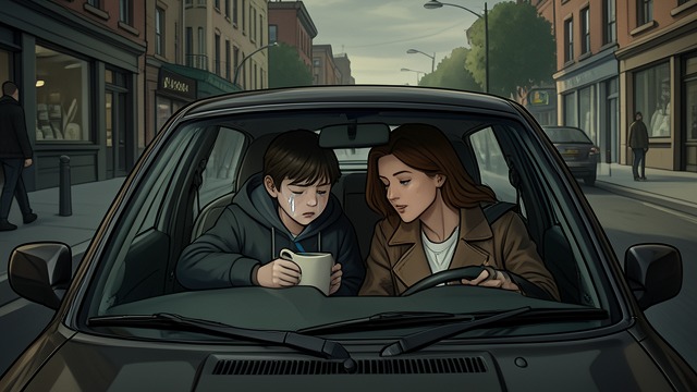 The Silent Ride from "Fever Dream". The Silent Ride Declining strength Nina turns pale, sweats, and struggles to lean toward Amanda in the car.