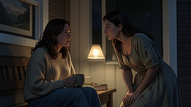 Coffee and Confession from "Fever Dream". Coffee and Confession Trust deepens Carla confides that David is no longer truly hers and tells Amanda about his childhood poisoning.