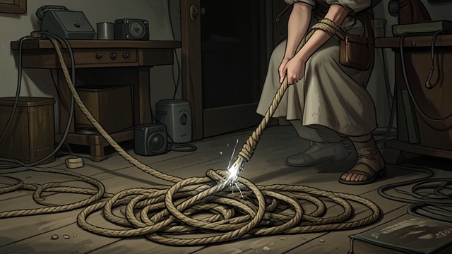 The Broken Rope from "Fever Dream". The Broken Rope The bond under pressure Amanda feels the rescue-distance rope pull painfully around her body as she fears losing Nina.