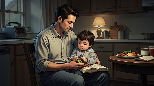 The Domestic Interlude from "Always". The Domestic Interlude Becky’s welcome Linc shares Chinese food, games, and a bedtime story with Becky, responding naturally to the child’s affection.