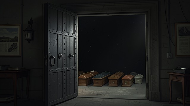 The Crypt Found from "The Shadow of the Wind". A Real Horror Beneath the Legend Daniel Enters Below Daniel discovers the crypt and the coffins of Penelope and David beneath the mansion.