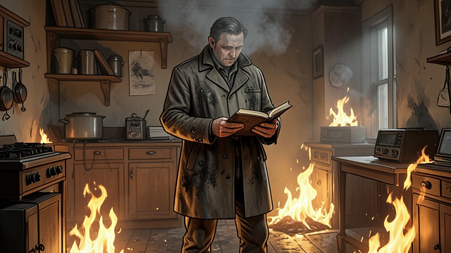 The Burned Manuscript from "The Shadow of the Wind". Destroying the Author A Shattered Discovery Carax learns that Penelope and their child are dead and that his life with her cannot be recovered.