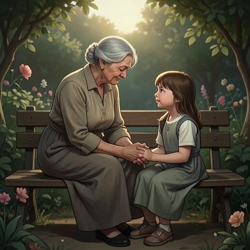 Jacinta's Devotion to Penelope from "The Shadow of the Wind". This flow traces Jacinta's lifelong longing for motherhood through her care for Penelope and the loss that defines her old age.