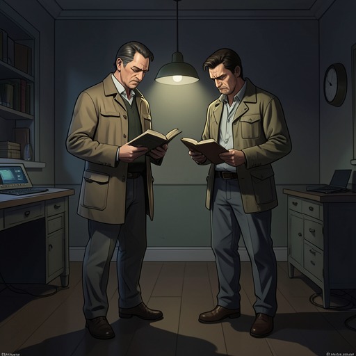 Daniel and Carax as Mirrors from "The Shadow of the Wind". This flow follows the novel's deliberate parallel between Daniel's choices and the earlier life Carax could not escape.