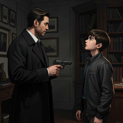 Palacios's Moral Turn from "The Shadow of the Wind". This flow traces Enrique Palacios's uneasy transition from Fumero's subordinate to a man who protects Daniel and resists the final order.