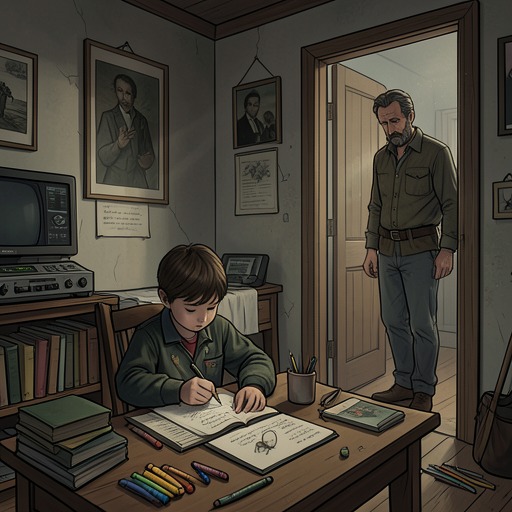 Julián Carax's Childhood from "The Shadow of the Wind". This flow traces Carax's movement from an abused, imaginative child toward artistic identity and the friendships that shape his fate.