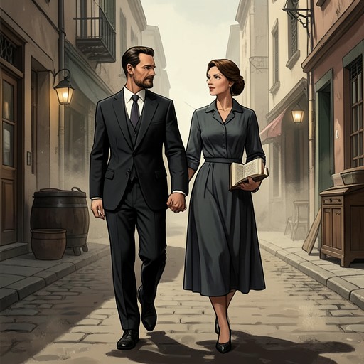 Fermín and Bernarda's Courtship from "The Shadow of the Wind". This flow traces Fermín's comic pursuit of Bernarda as it turns into a serious wish to become worthy of her trust.