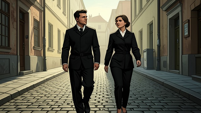 The Walk Home Together from "Fabian". The Walk Home Together From observation to companionship As they walk, Fabian describes the hidden economy of the city beneath its quiet streets.