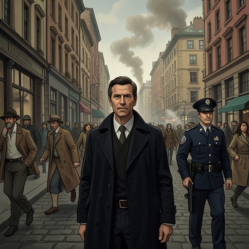 Political Violence and Its Human Cost from "Fabian". This flow traces how factional hostility in Berlin moves from ideological provocation to gunfire, police repression, and the broader prospect of national…